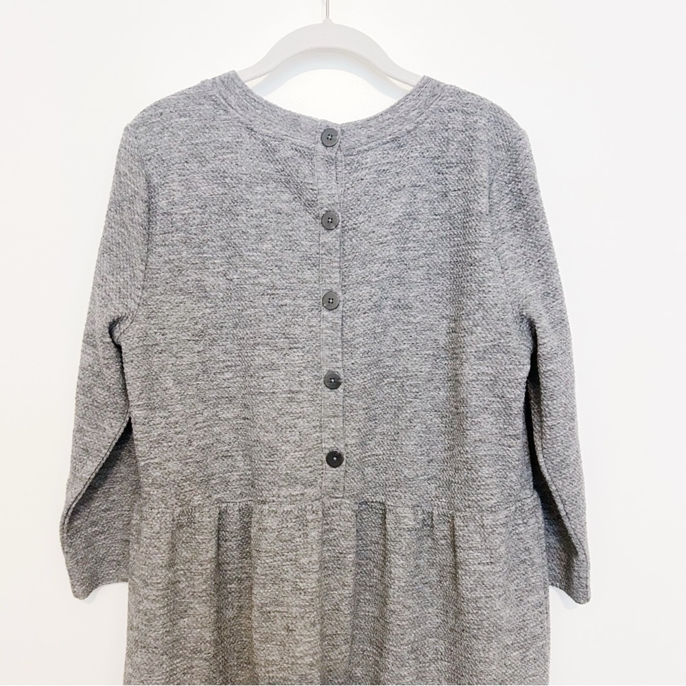 LOFT Textured Knit 3/4 Sleeve Dress - Picture 5 of 8